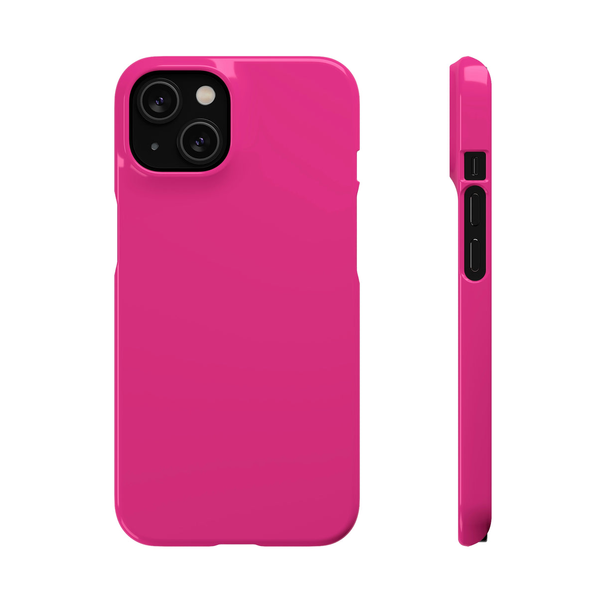 Deep Cerise iPhone Case (Slim) iPhone 14 Glossy Phone Case