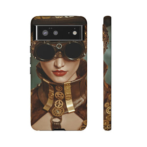 Steampunk Lady Android Case (Protective) Google Pixel 6 Matte Phone Case