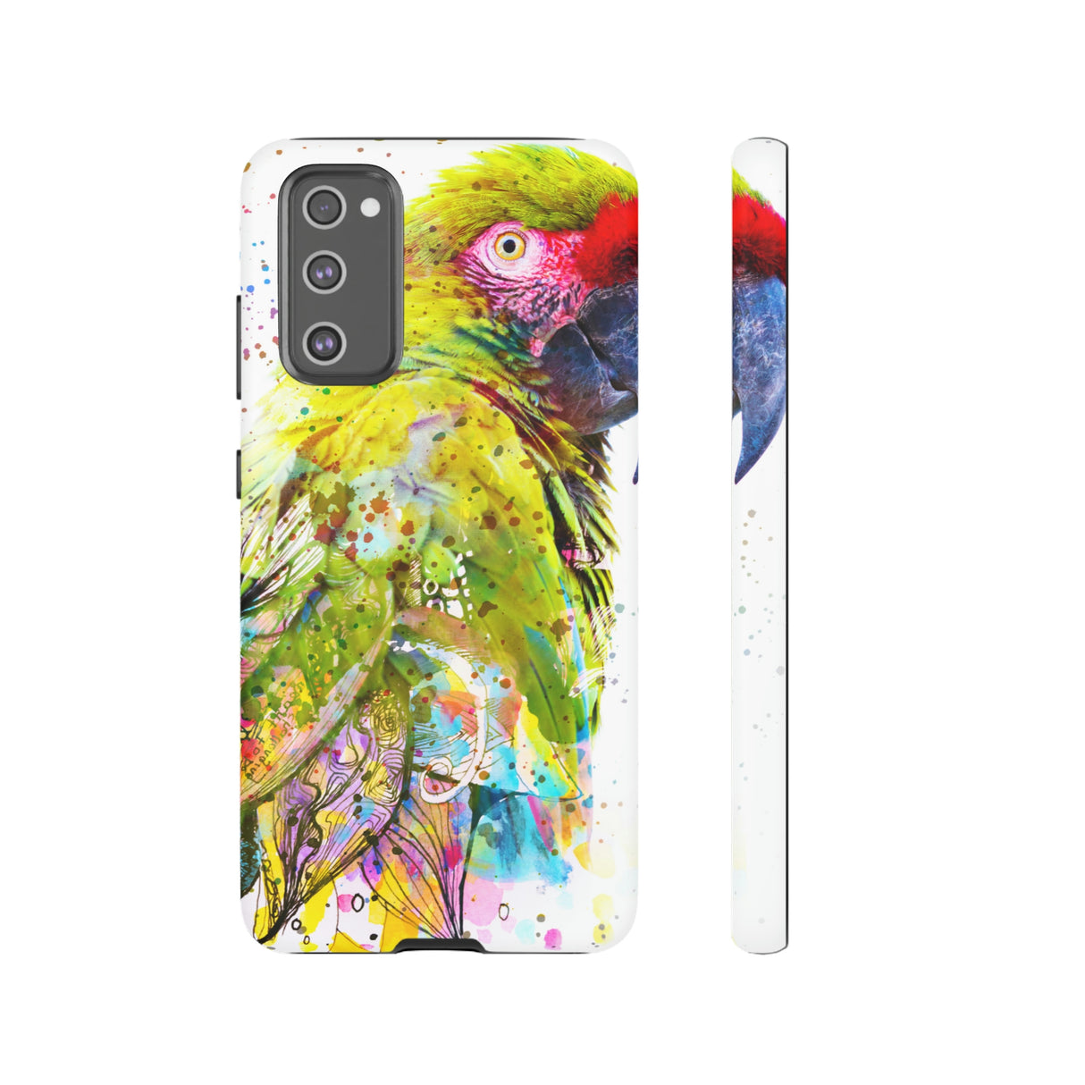 Colorful Parrot Android Case (Protective) Samsung Galaxy S20 FE Matte Phone Case