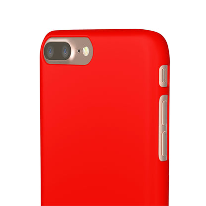 Candy Apple Red iPhone Case (Slim) Phone Case