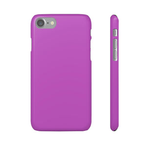 Deep Fuchsia Purple iPhone Case (Slim) iPhone 7 Glossy Phone Case