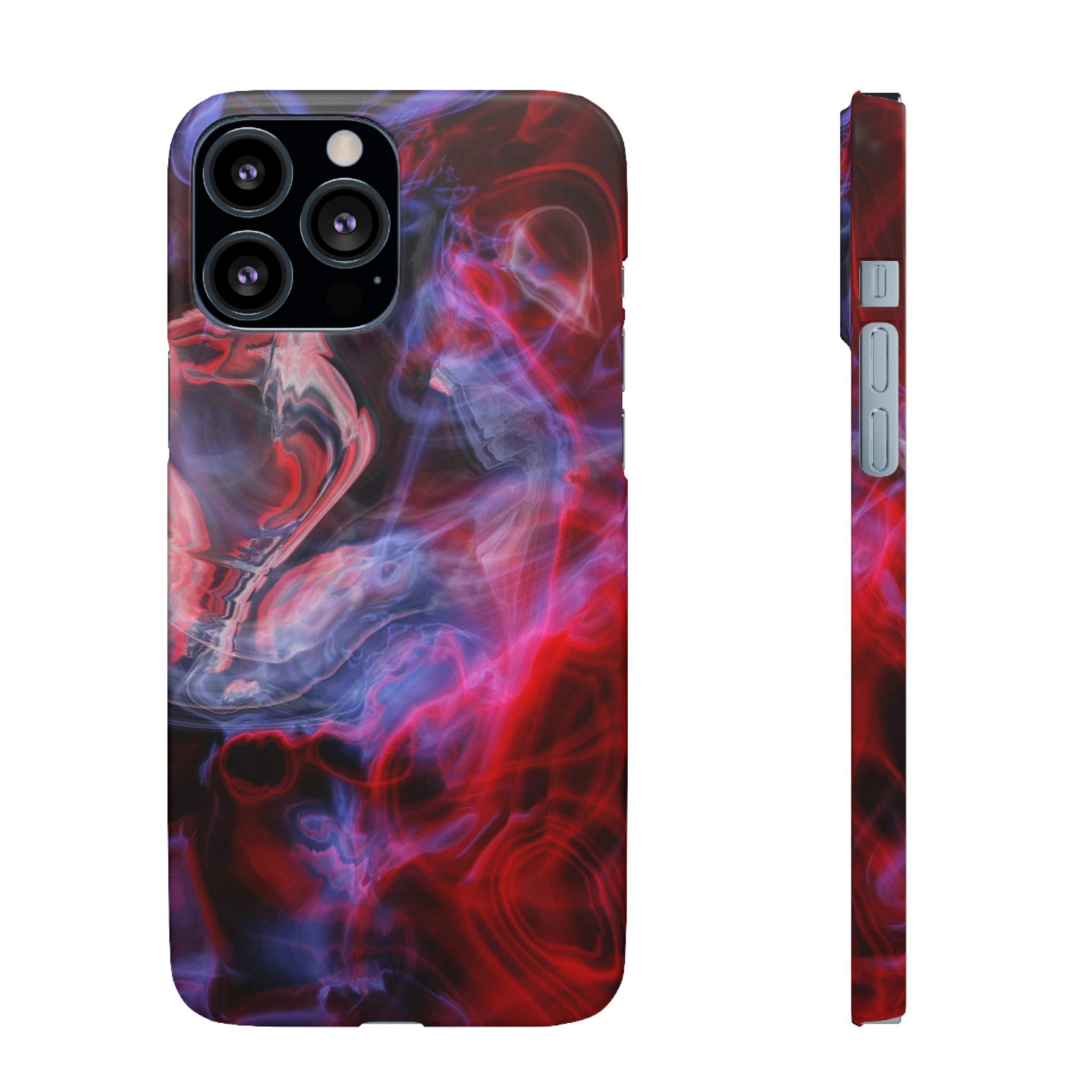 Red Marble iPhone Case (Slim) iPhone 13 Pro Max Matte Phone Case