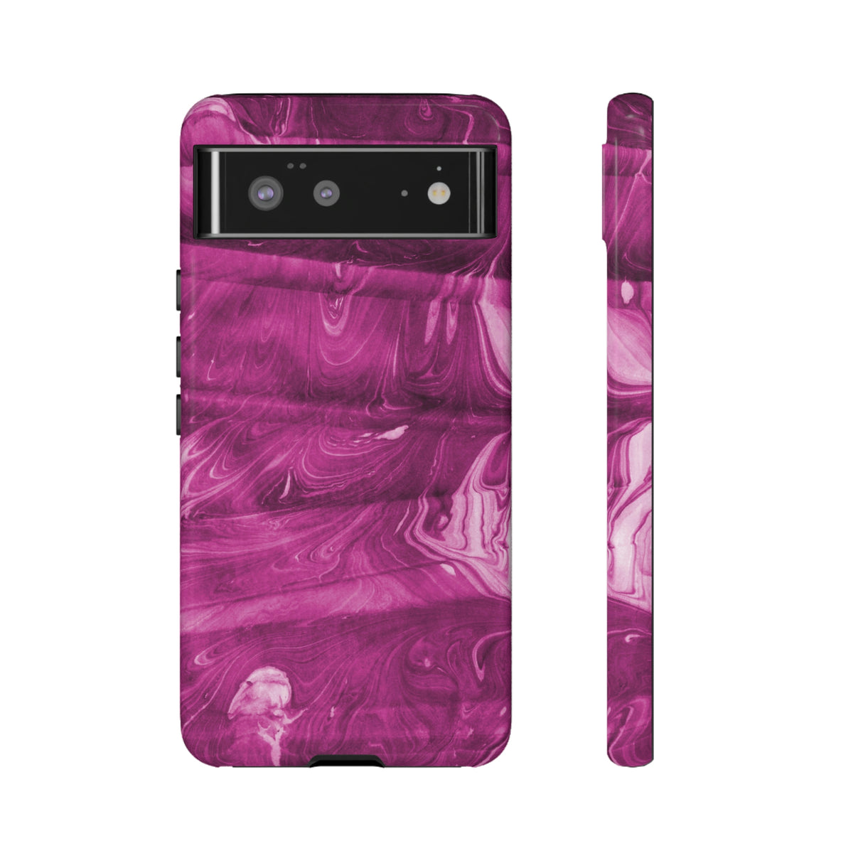 Ebru Purple Android Case (Protective) Google Pixel 6 Glossy Phone Case