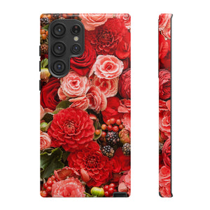 Flower Wall Android Case (Protective) Samsung Galaxy S22 Ultra Glossy Phone Case