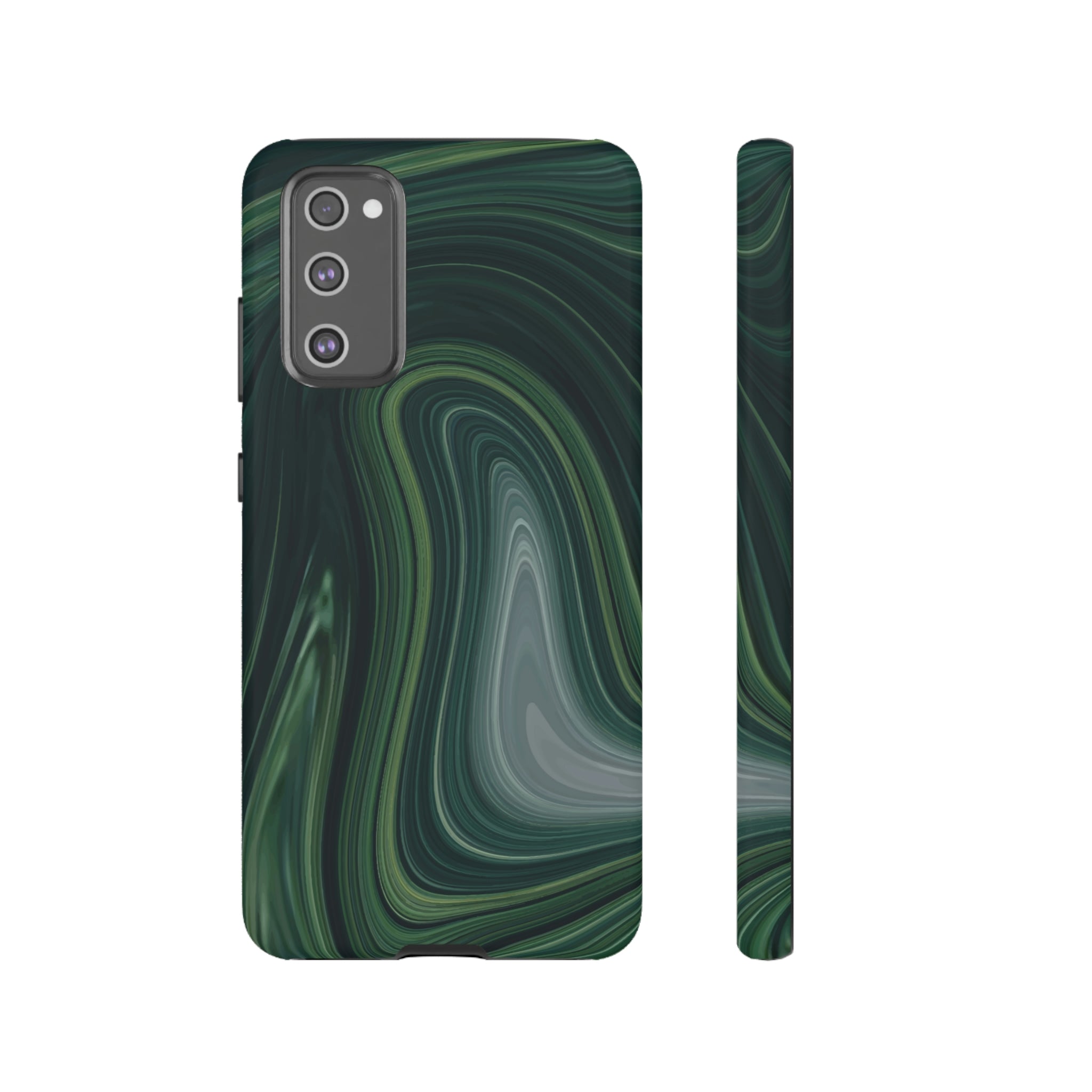 Green Marble Android Case (Protective) Samsung Galaxy S20 FE Matte Phone Case