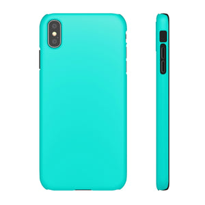 Bright Turquoise iPhone Case (Slim) iPhone XS MAX Matte Phone Case