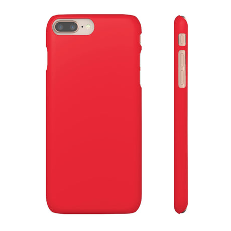 Imperial Red iPhone Case (Slim) iPhone 8 Plus Matte Phone Case