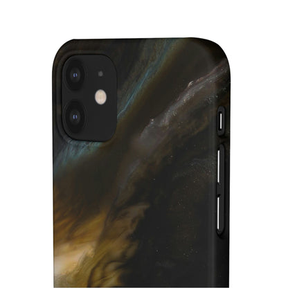 Midnight Shaddow Ink Art iPhone Case (Slim) Phone Case