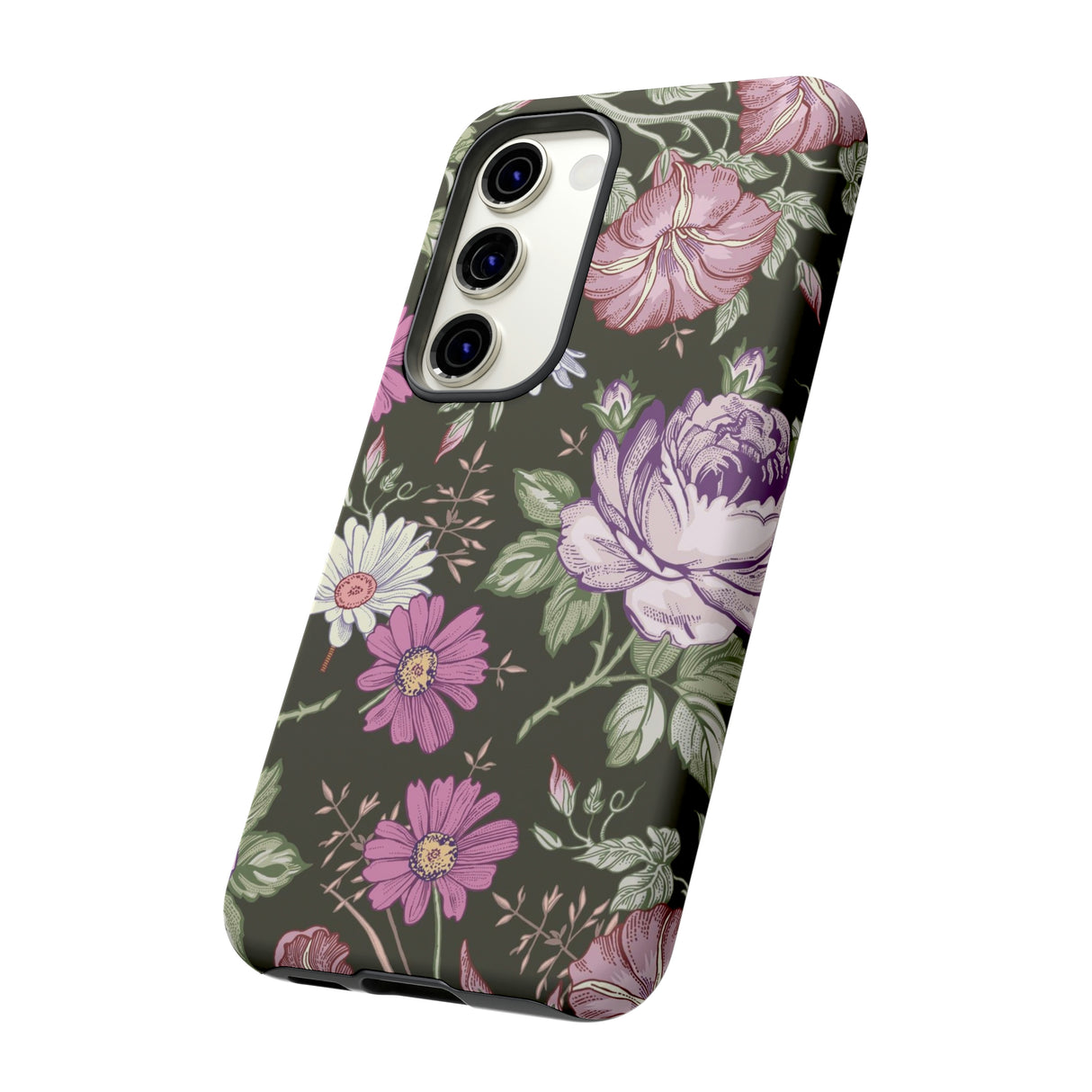 Purple Rose Vintage Flower Samsung Case (Protective) Phone Case