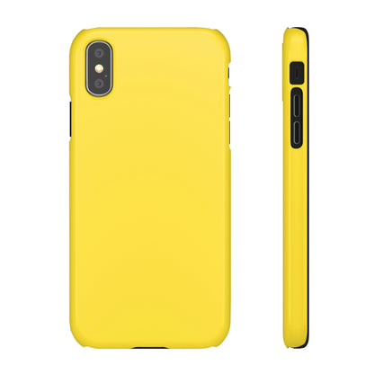 Banana Yellow iPhone Case (Slim) iPhone XS Glossy Phone Case