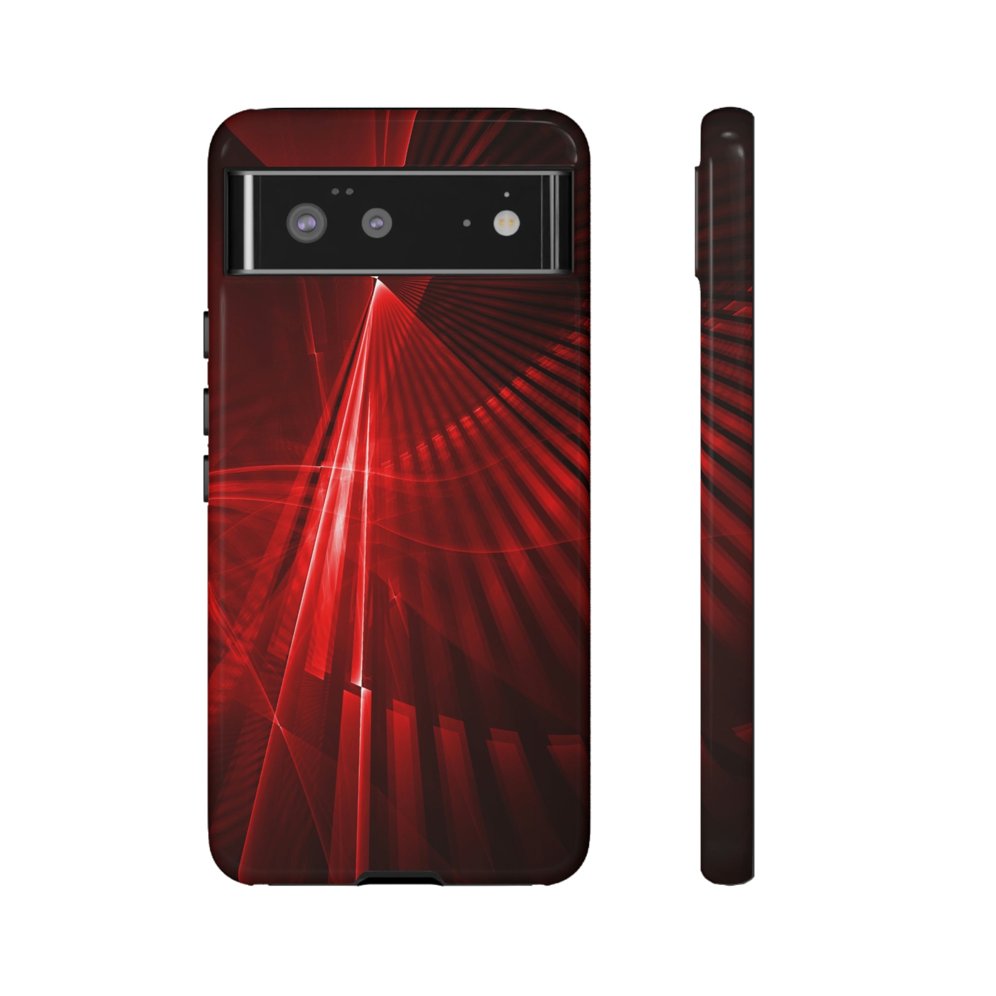 Red Disco Lights Android Case (Protective) Google Pixel 6 Glossy Phone Case