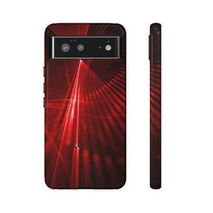 Red Disco Lights Android Case (Protective) Google Pixel 6 Glossy Phone Case