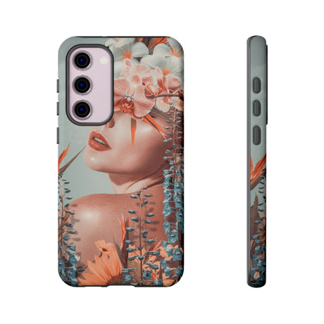 Contemporary Flowers Android Case (Protective) Samsung Galaxy S23 Plus Matte Phone Case