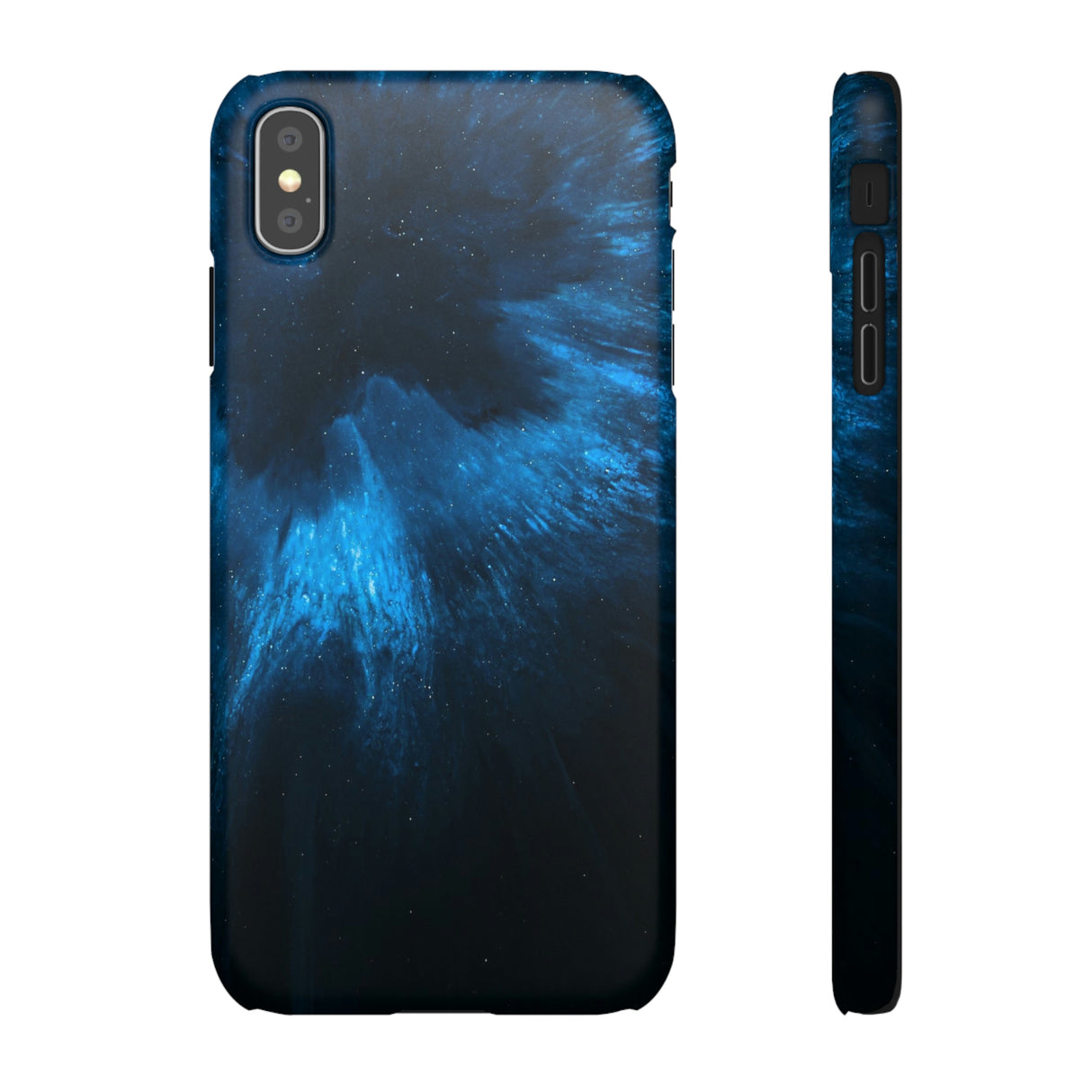 Deep Space Ink Art iPhone Case (Slim) iPhone XS MAX Matte Phone Case