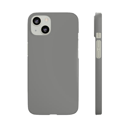 Battleship Gray iPhone Case (Slim) iPhone 13 Matte Phone Case