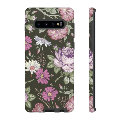 Purple Rose Vintage Flower Samsung Case (Protective) Samsung Galaxy S10 Plus Matte Phone Case