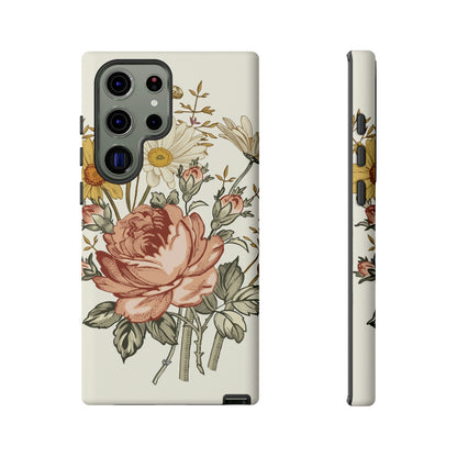 Bouquet Vintage Flower Samsung Case (Protective) Samsung Galaxy S23 Ultra Matte Phone Case