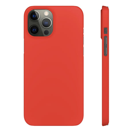 Cinnabar Red iPhone Case (Slim) iPhone 12 Pro Max Matte Phone Case