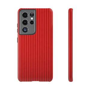 Red Stripes Android Case (Protective) Samsung Galaxy S21 Ultra Matte Phone Case