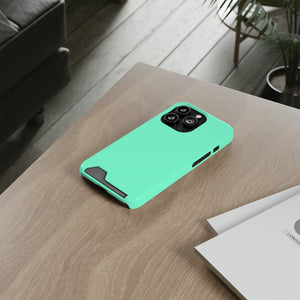 Aquamarine iPhone Case (Card) Phone Case