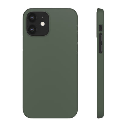 Ebony Green iPhone Case (Slim) iPhone 12 Matte Phone Case