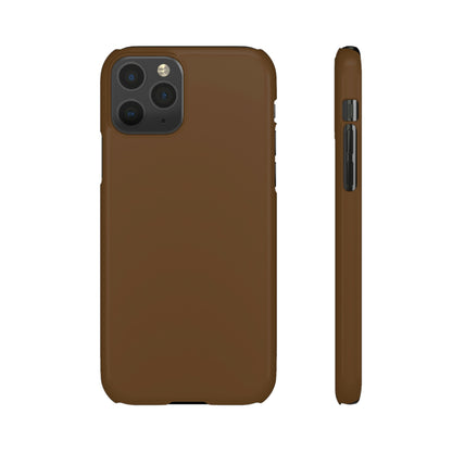 Dark Brown iPhone Case (Slim) iPhone 11 Pro Glossy Phone Case