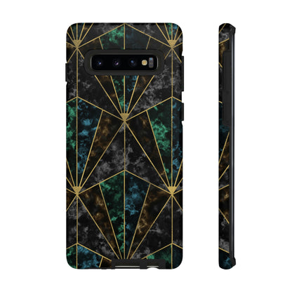 Art Deco Mirror Android Case (Protective) Samsung Galaxy S10 Matte Phone Case