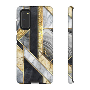 Gold Art Deco Android Case (Protective) Samsung Galaxy S20 Glossy Phone Case