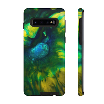 Dragon Eye Ink Art Android Case (Protective) Samsung Galaxy S10 Glossy Phone Case