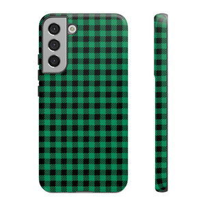 Green Flannel Android Case (Protective) Samsung Galaxy S22 Plus Matte Phone Case