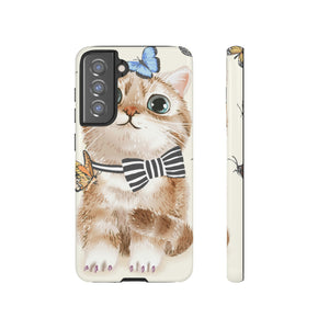 Petit Cute Cat Android Case (Protective) Samsung Galaxy S21 FE Glossy Phone Case