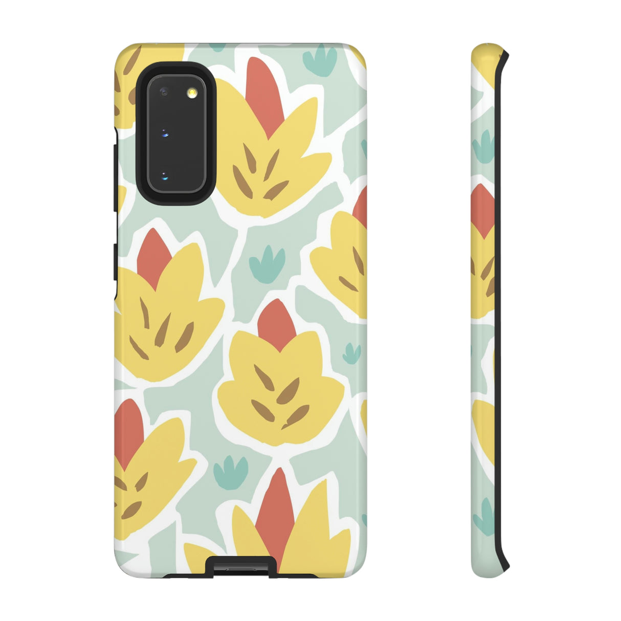 Summer Yellow Happy Flower Samsung Case (Protective) Samsung Galaxy S20 Glossy Phone Case