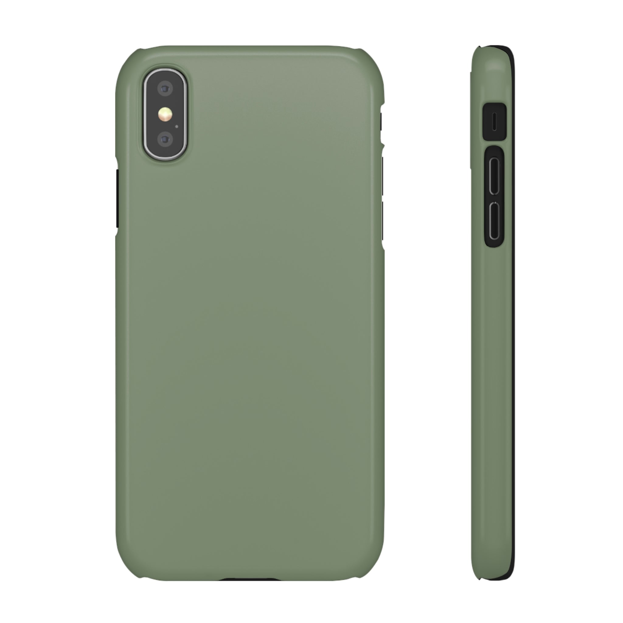 Camouflage Green iPhone Case (Slim) iPhone XS Glossy Phone Case