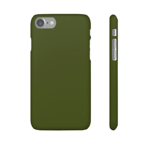 Army Green iPhone Case (Slim) iPhone 7 Matte Phone Case