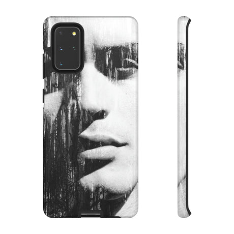 Black & White Pop Art Android Case (Protective) Samsung Galaxy S20+ Glossy Phone Case