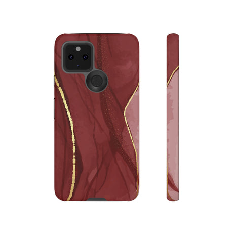 Dark Red Android Case (Protective) Google Pixel 5 5G Matte Phone Case