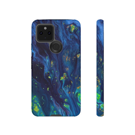 Green Opal Ink Art Android Case (Protective) Google Pixel 5 Matte Phone Case