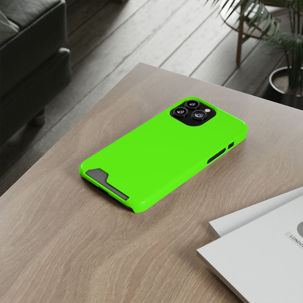 Bright Green iPhone Case (Card) Phone Case