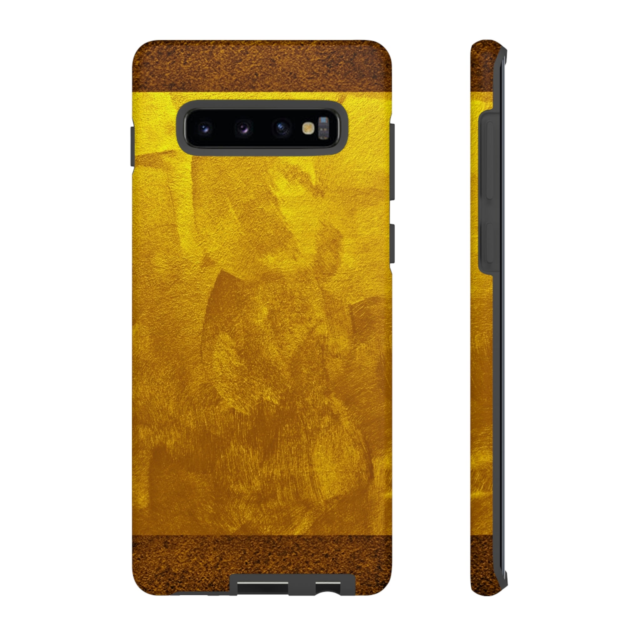 Retro Gold Android Case (Protective) Samsung Galaxy S10 Plus Matte Phone Case