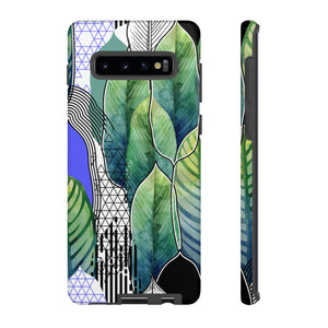 Green Leafs Android Case (Protective) Samsung Galaxy S10 Plus Matte Phone Case