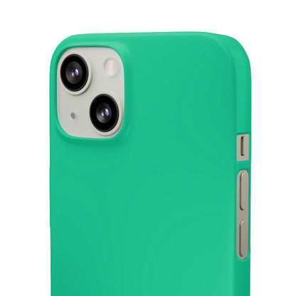 Caribbean Green iPhone Case (Slim) Phone Case