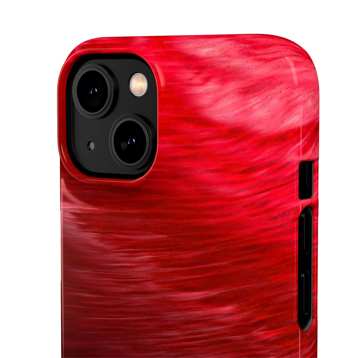 Red Feather Ink Art iPhone Case (Slim) Phone Case