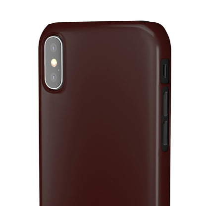 Dark Sienna Purple iPhone Case (Slim) Phone Case