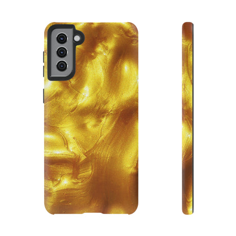 Liquid Gold Android Case (Protective) Samsung Galaxy S21 Plus Matte Phone Case