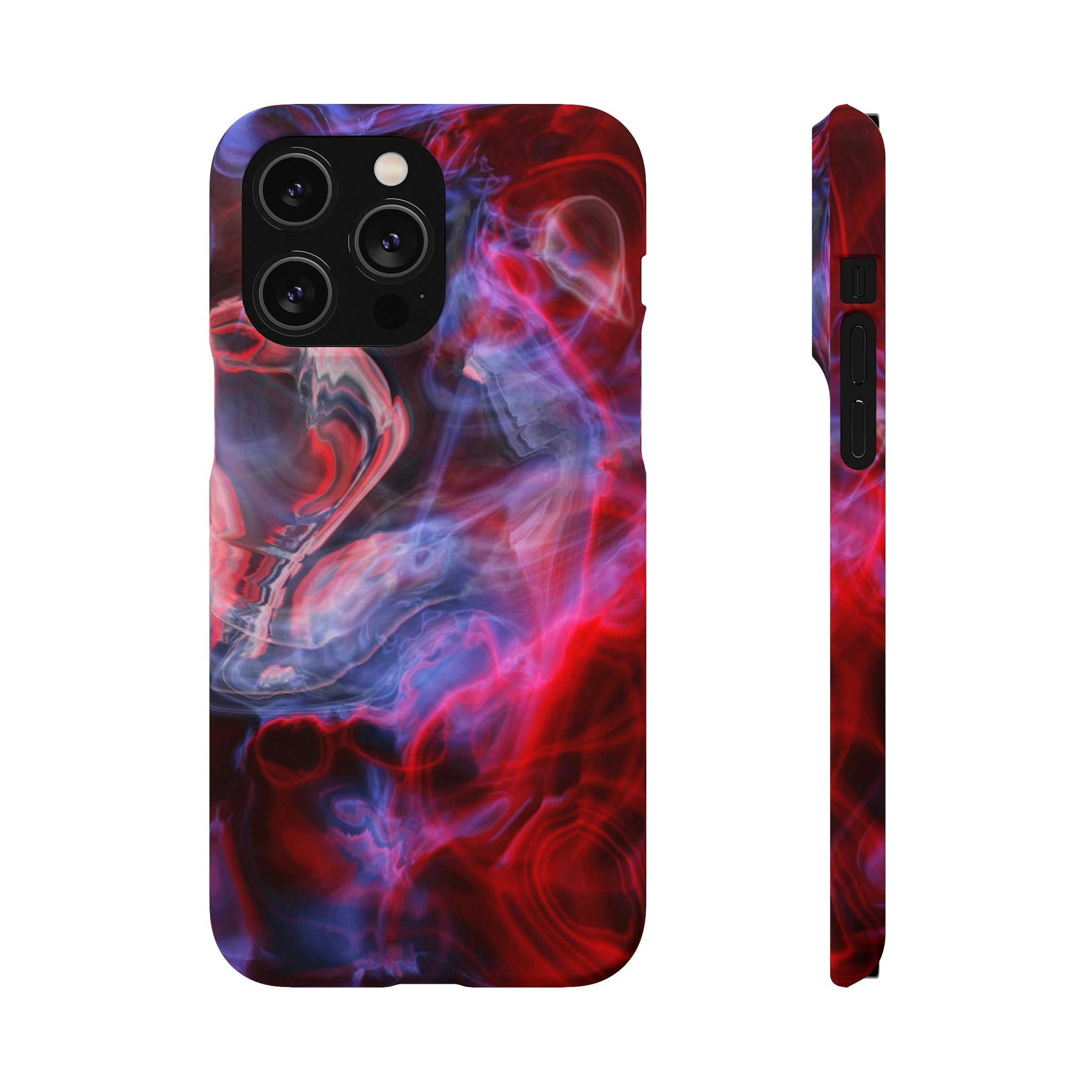 Red Marble iPhone Case (Slim) iPhone 14 Pro Max Matte Phone Case