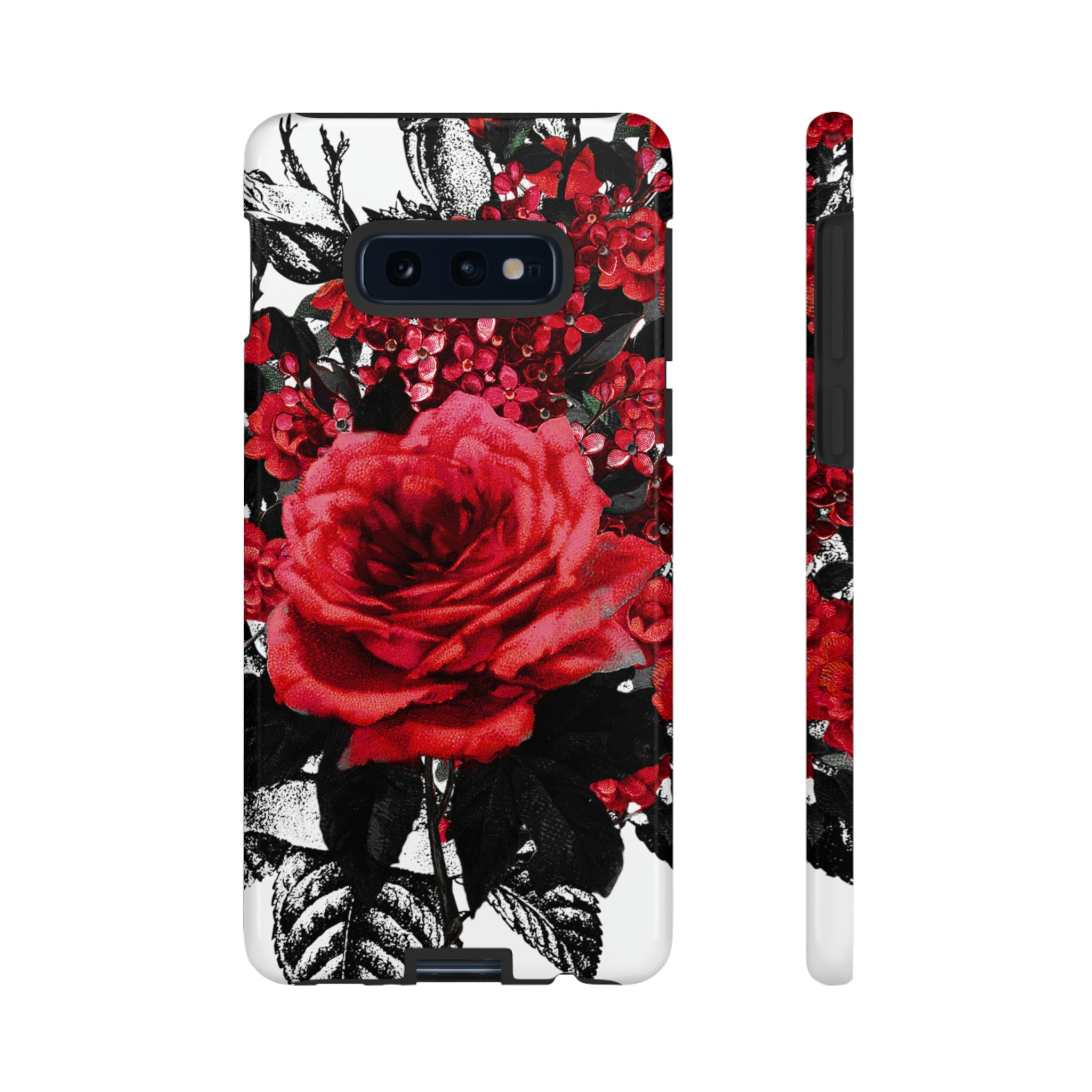 Rola Gothic Flower Samsung Case (Protective) Samsung Galaxy S10E Glossy Phone Case