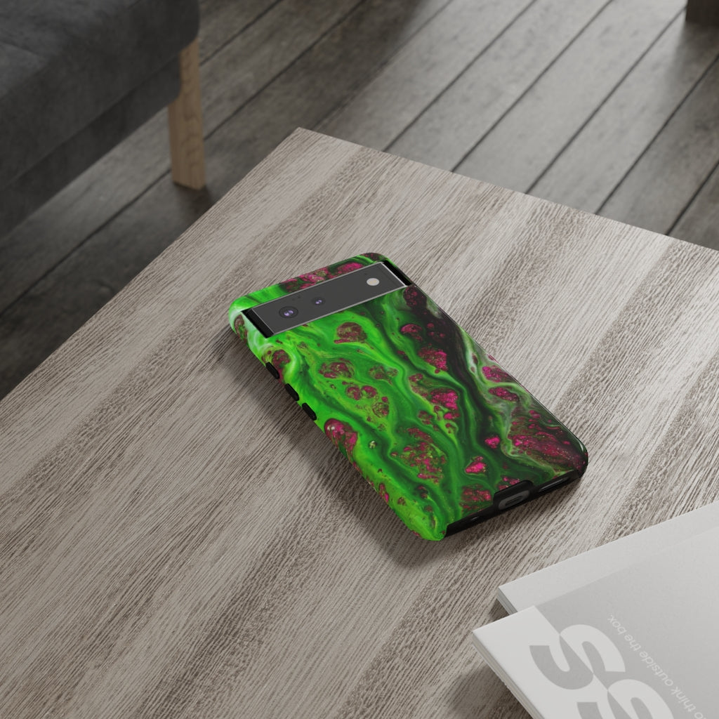 Toxic Green Ink Art Android Case (Protective) Phone Case