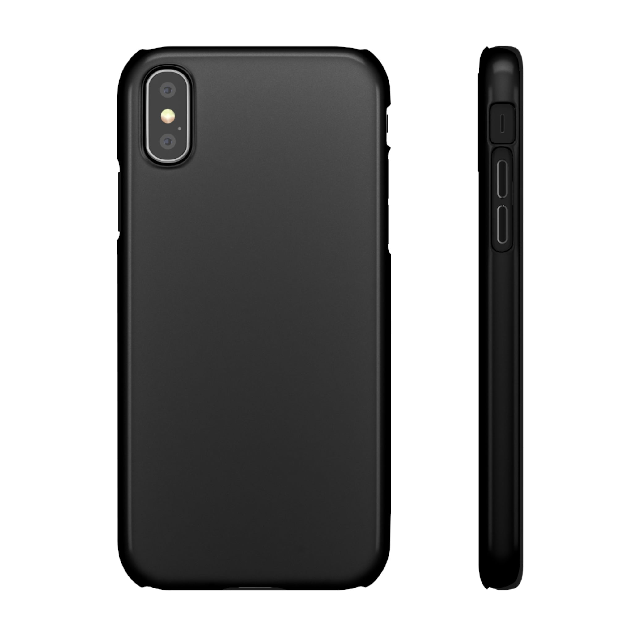 Black iPhone Case (Slim) iPhone XS Glossy Phone Case