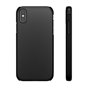 Black iPhone Case (Slim) iPhone XS Glossy Phone Case