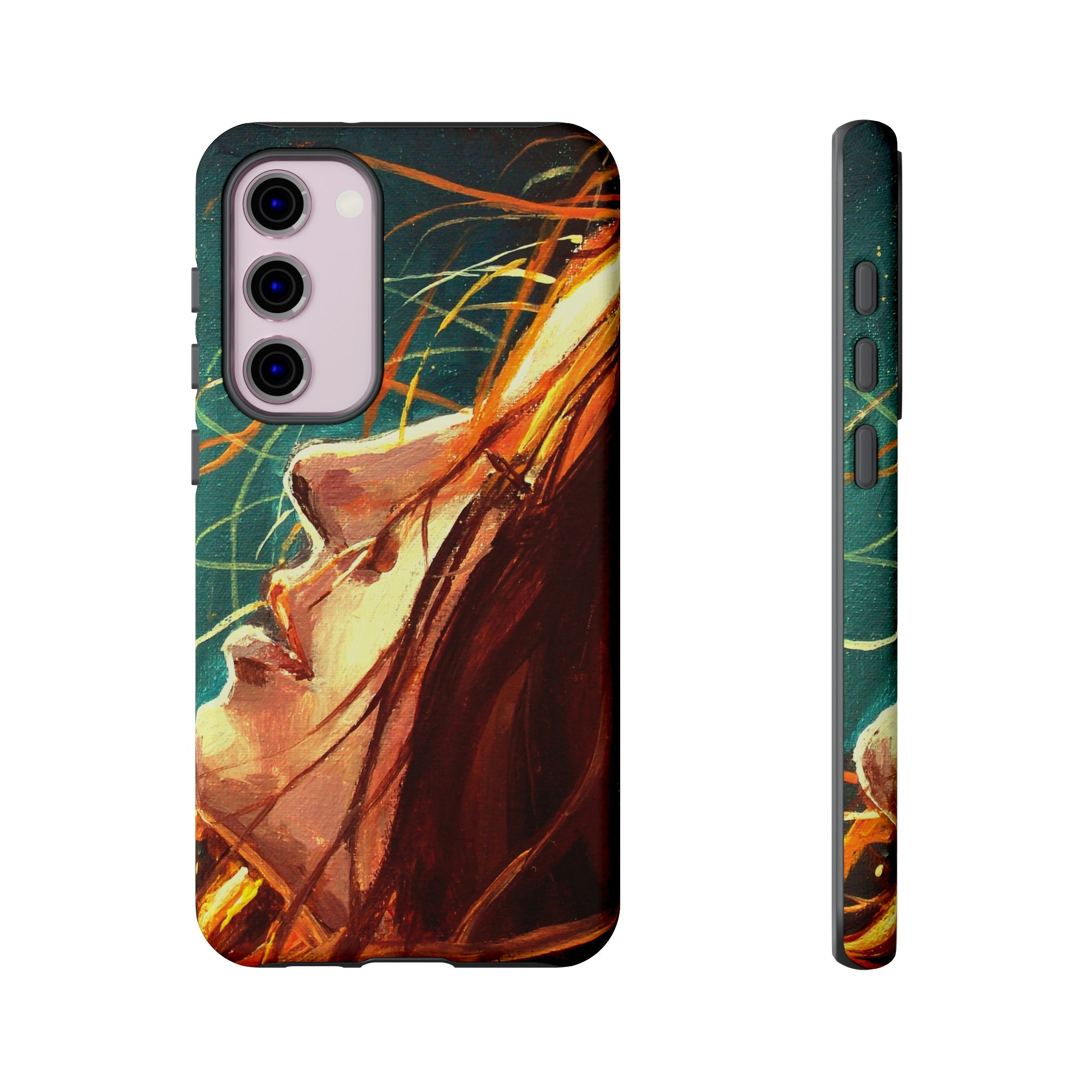 Girl at Night Android Case (Protective) Samsung Galaxy S23 Plus Matte Phone Case